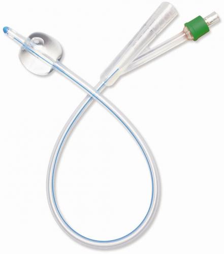 CATHETER FOLEY 2-WAY 100% SILICONE 10CC 14FR STERILE