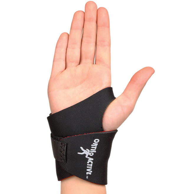 OrthoActive 69 Neoprene Wrist Wrap Black