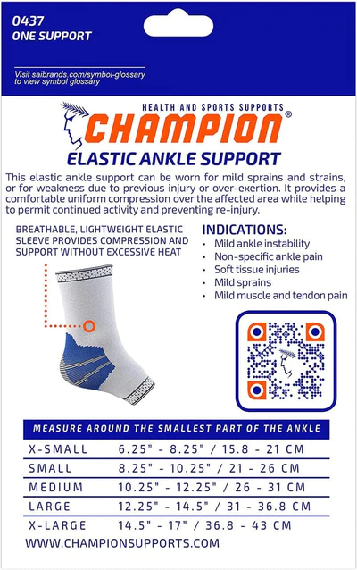 Champion  Elastic  Ankle  Support  Grey image2  68379.1594937564.1280.1280