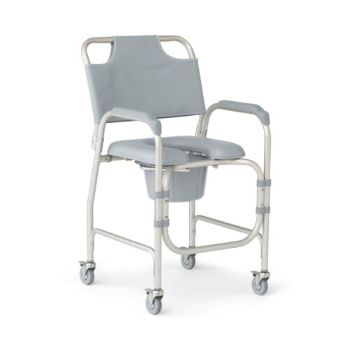 Shower/Commode Chair Aluminum Economy Medline