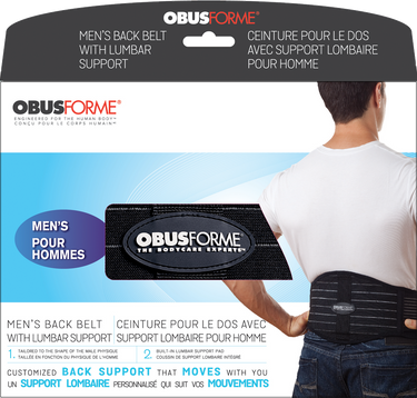 Obusforme Men's Back Belt