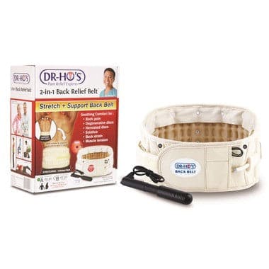 DR-HO'S 2 in 1 Back Relief Stretch & Support Decompression Belt