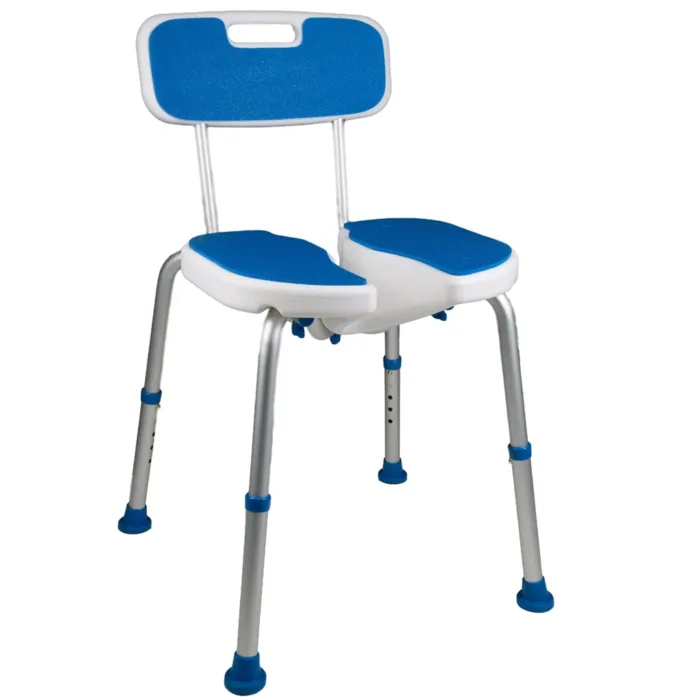 PCP 7105, Padded Bath safety seat with hygienic cutout and back rest