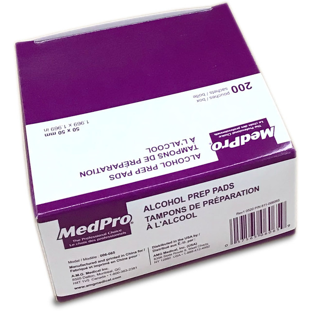 MedPro Alcohol Prep Pads 200/box