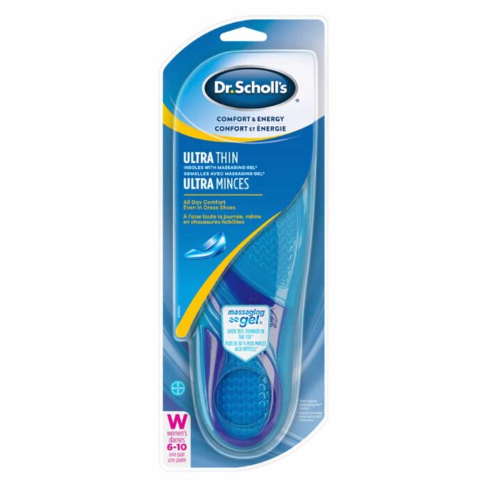 ULTRA THIN INSOLES WITH MASSAGING GEL®