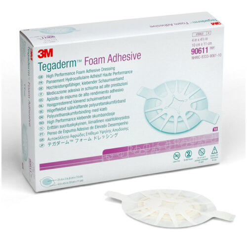 Tegaderm™ Foam Dressing, High Performance, Adhesive, Wrap