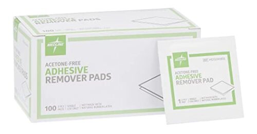 Medline Adhesive Remover pads 100/box