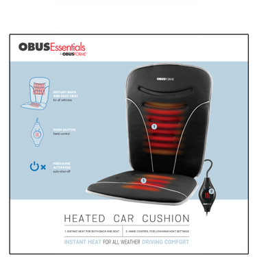 OBUSFORME Back & Seat Heated Car Cushion