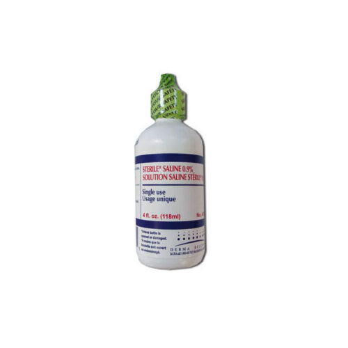 Sterile 0.9% Saline Water - Single Use 118mL