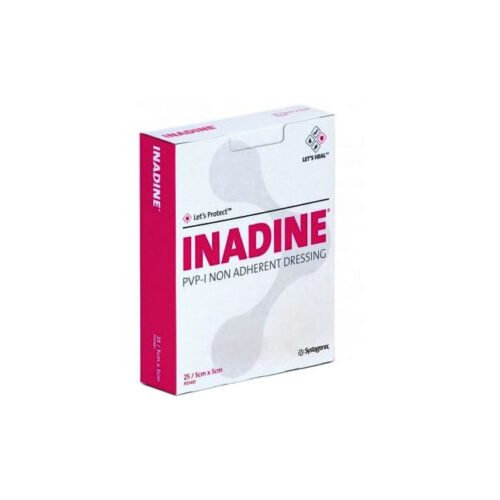 Inadine® PVP-I, Non-Adherent Dressing 25/5cm x 5cm