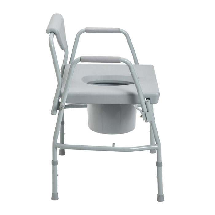 Deluxe Bariatric Drop-Arm Commode