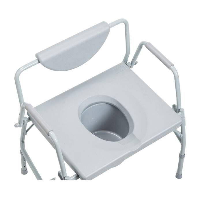 Deluxe Bariatric Drop-Arm Commode