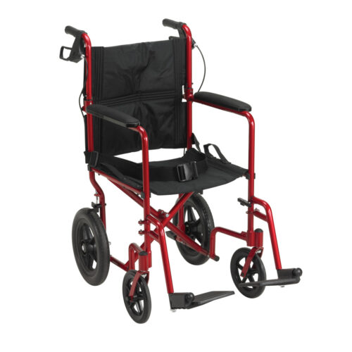 Drive Medical, Lightweight Expedition Aluminum Transport Chair