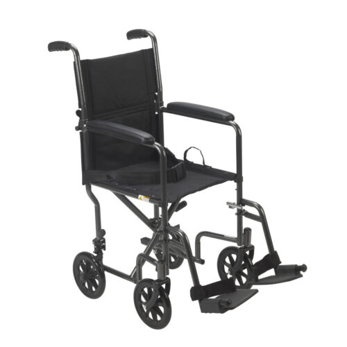 Drive, Lightweight Steel Transport Wheelchair Fixed Full Arms